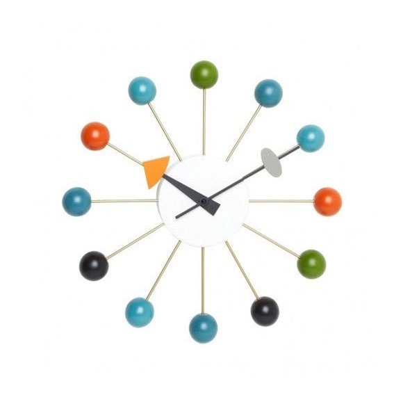 George Nelson Style Ball Clock