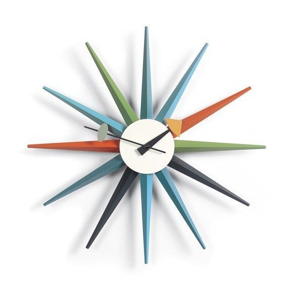 George Nelson Style Starburst Clock