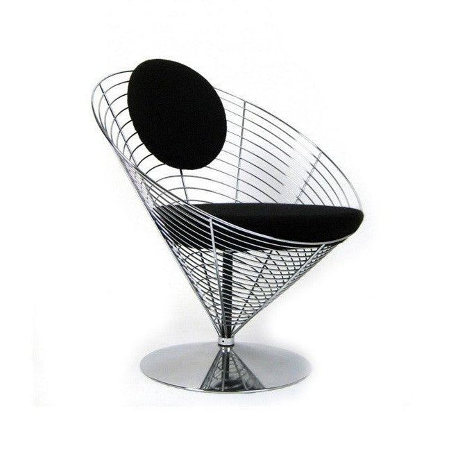 Verner Panton Style Wire Cone Chair